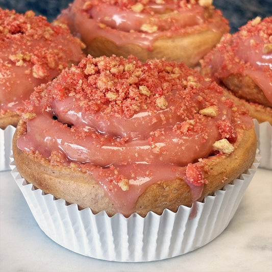 Strawberry Crunch Bun